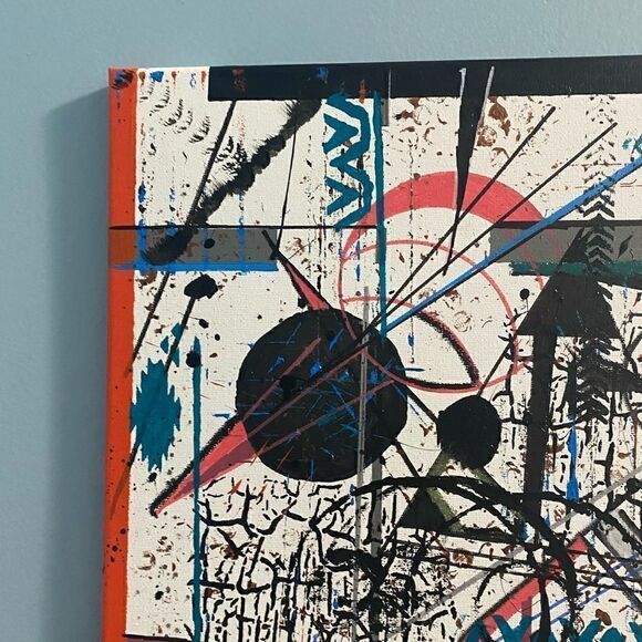 ABSTRACT PAINTING 16x20   - Picture 2 of 5